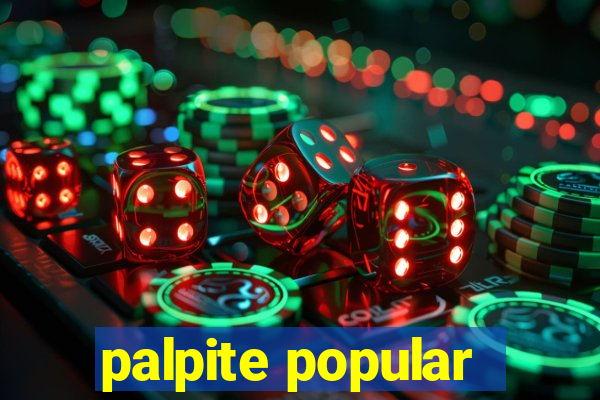 palpite popular